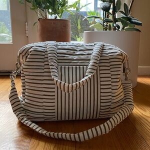 Pehr Weekender Bag - Olive Stripe